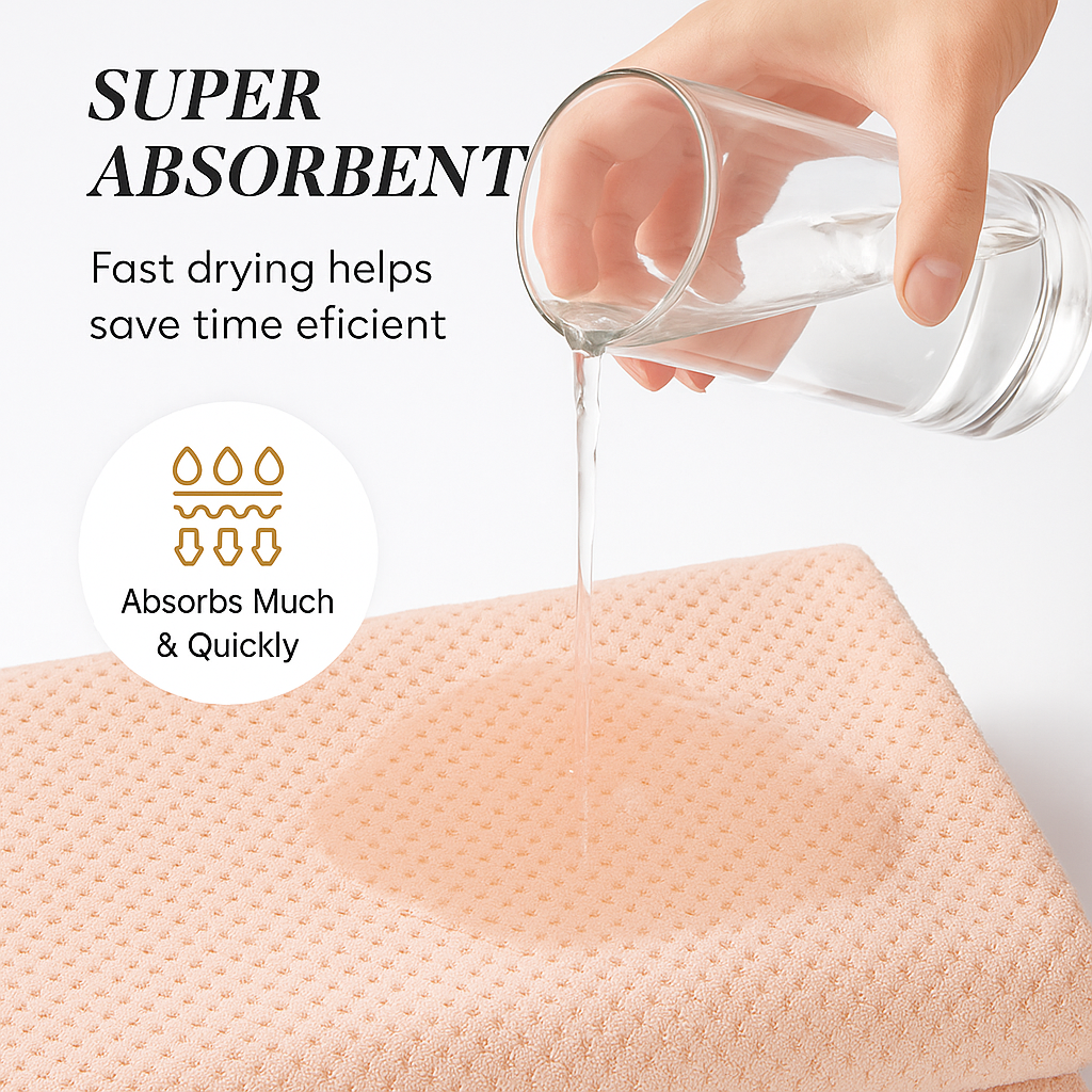 Fleece Quick Dry Hair Towel