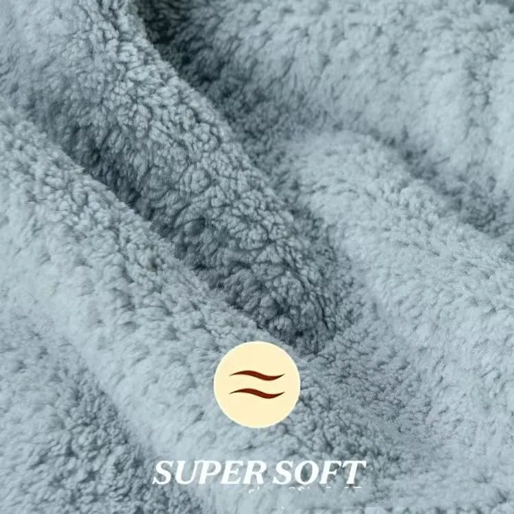 Fleece Quick Dry Hair Towel