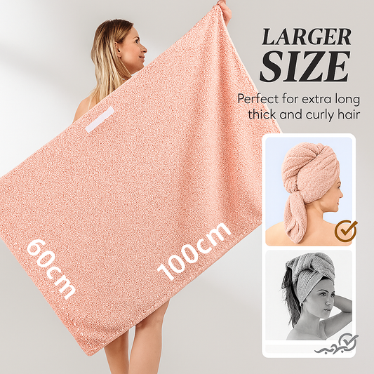 Fleece Quick Dry Hair Towel