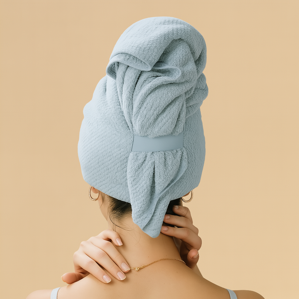 Fleece Quick Dry Hair Towel