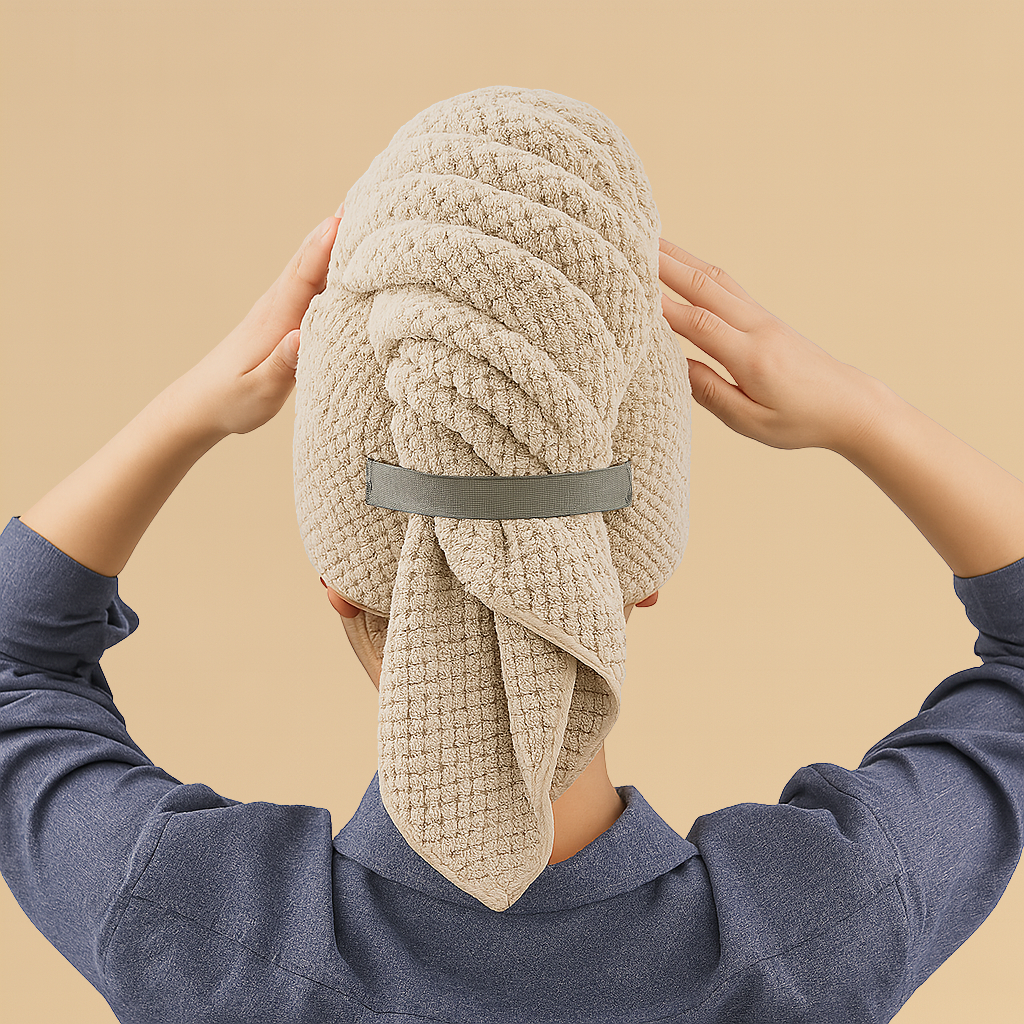 Fleece Quick Dry Hair Towel