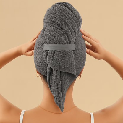 Fleece Quick Dry Hair Towel